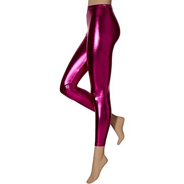Party-Leggings latex fuchsia Größe S/M - Apollo