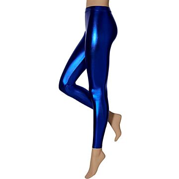 Party-Leggings latex kobaltblau Größe L/XL - Apollo