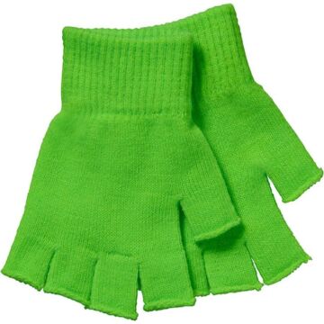 Fingerlose Faschingshandschuhe Kinder fluor-grün - Apollo