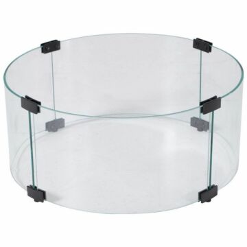 Glas-Set für dekorativen Kamin 5mm Ø 49 cm