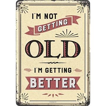 Metal Card getting old