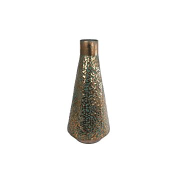 Vase "Ralf" XL Kupfer Metall 25x25x54,5cm