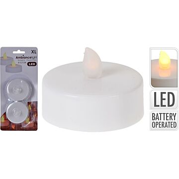 TEELICHT JUMBO LED SET 2ST