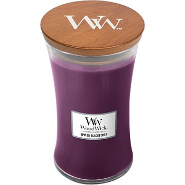 Spiced Blackberry large Candle - Woodwick