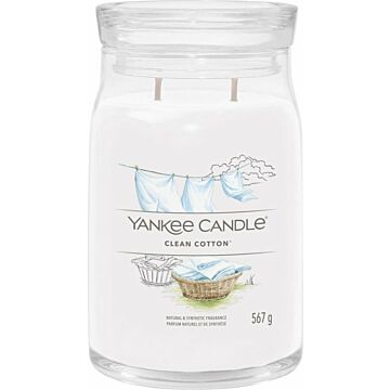 Clean Cotton Signature großglas - Yankee Candle