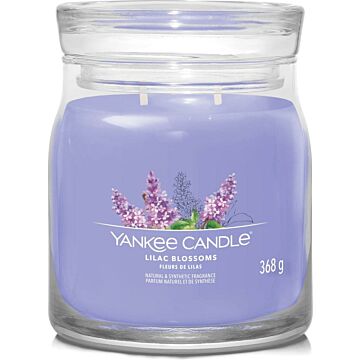 Lilac Blossoms Signature Mittelglas - Yankee Candle