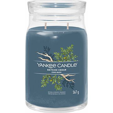 Bayside Cedar Signature large Jar - Yankee Candle