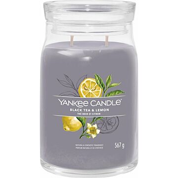 Black Tea & Lemon Signature large Jar - Yankee Candle