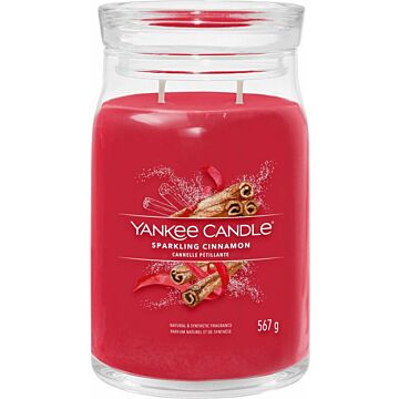 Sparkling Cinnamon Signature large Jar - Yankee Candle