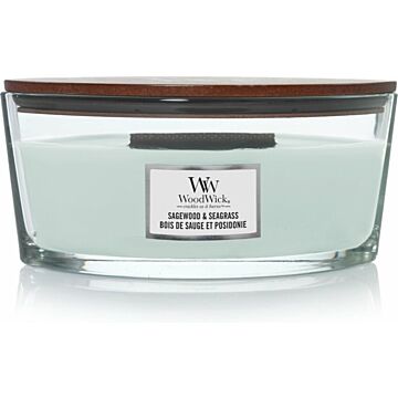 Sagewood & Seagrass Ellipse Candle - WoodWick