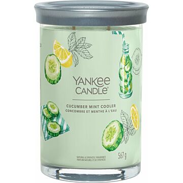 Signature große Duftkerze im Glas – Cucumber Mint Cooler – Yankee Candle