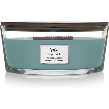 Evergreen Cashmere Ellipsenkerze – WoodWick