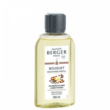 Nachfüllpackung Parfümzerstäuber mit Stäbchen 200ml Poussière d'Ambre - Lampe Berger