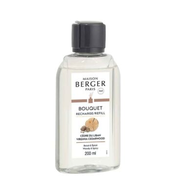 Nachfüllbarer Parfümzerstäuber mit Stäbchen 200ml Cèdre du liban - Lampe Berger