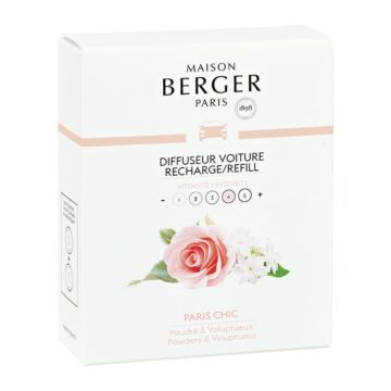 Auto-Parfüm Nachfüllpackung 2 Stück Paris chic - Lampe Berger