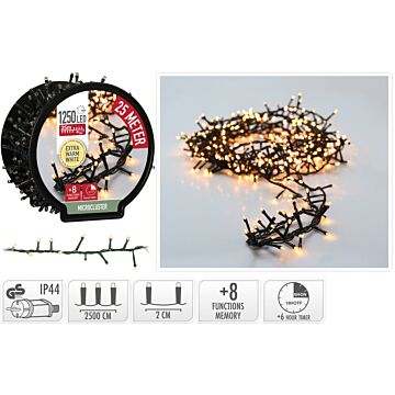 Microcluster auf Spule 1250 LED 25 Meter
