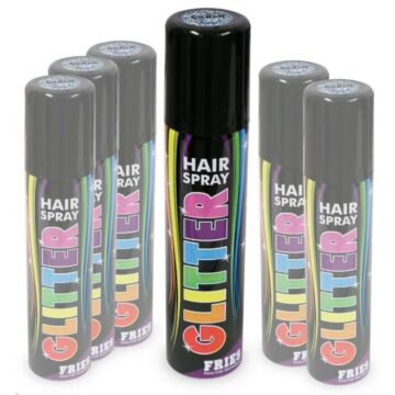 Hairspray Glitter silber; 100 ml