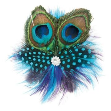 Federschmuck mit Haarclip