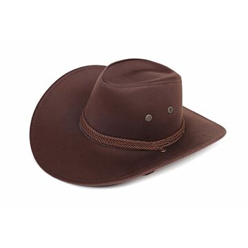 Cowboyhut Dunkelbraun