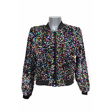Jacke Pailletten mulit 34/36
