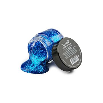 Glittergel Blau für Haut und Haar 15 ml - Superstar