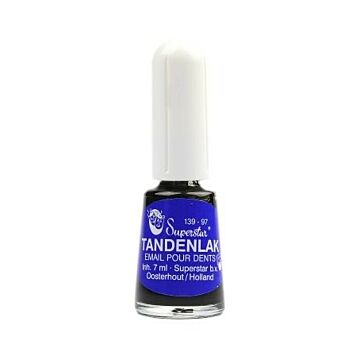 Zahnschmelz schwarz mit Pinsel 7 ml
