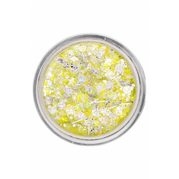 Pressed chunky glitter cream neon yellow candy - PXP