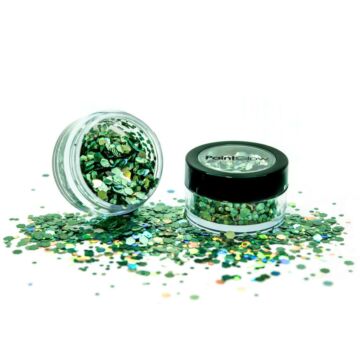 Holografischer Chunky Glitter Green Envy