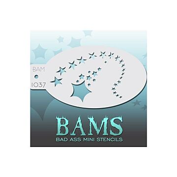 Bad Ass BAM Schablone 1037 met sterren