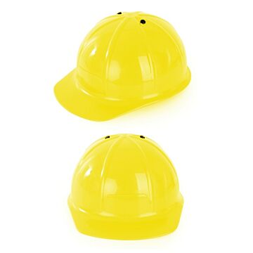 Verstellbarer Bauhelm gelb