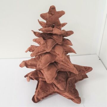 Baum velours 23x28cm braun
