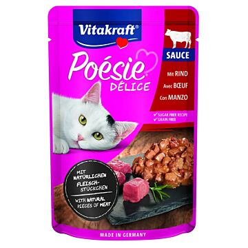 Vitakraft Katzenfutter Poésie Déli Sauce rund 85 gr