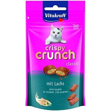 Katzensnack Crispy crunch Lachs 60 g