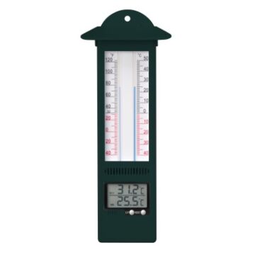 Min-max Thermometer Kunststofff digital L 24  cm