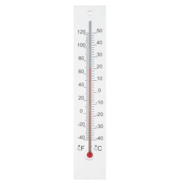 Wandthermometer Plexiglas 21x4x0,8 cm