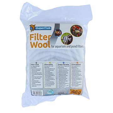 SUPERFISH Filterwatten wit 100g