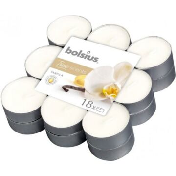 Duft-Teelichter Vanilla – 4 Std. Brenndauer – Bolsius