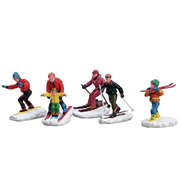 Lemax Winter Fun Figurines, Set mit 5