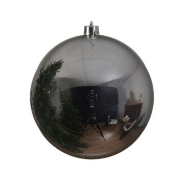 Weihnachtskugel shiny silber