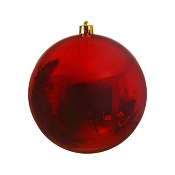 Weihnachtskugel Shiny Christmas rot Ø20 cm