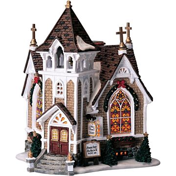 Lemax Little River Church, B/O LED