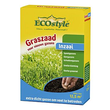 Grassamen inzaai 250 gram - ECOSTYLE
