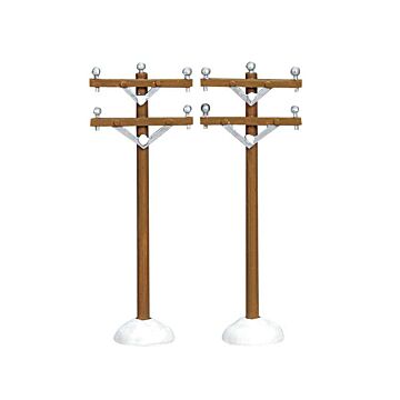 LEMAX TELEPHONE POLES, SATZ VON 2