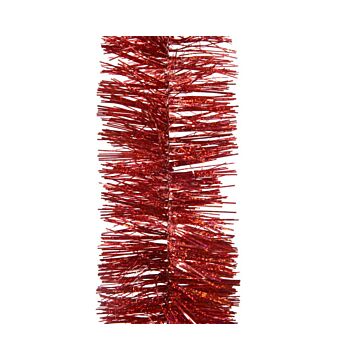 Lametta-Girlande glänzend rot 270 cm - Decoris
