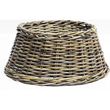 Weihnachtsbaumkorb Rattan grau Ø 60 cm