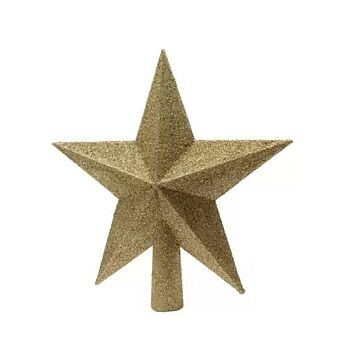 Spitze Stern gold Funkeln Plastik