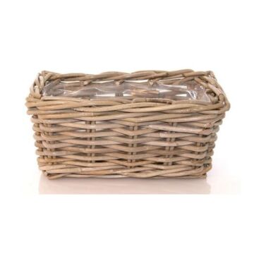 Pflanzkasten Rattan – L 30 cm