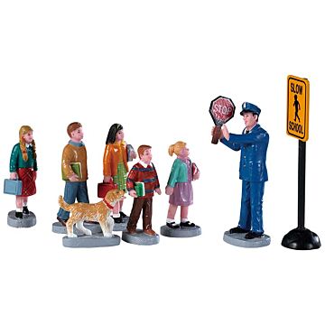 Lemax The Crossing Guard, Set mit 8