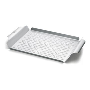 Weber Edelstahl Deluxe Grillpfanne