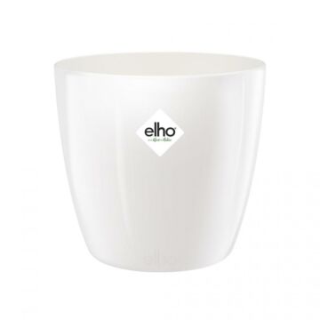 Elho Blumentopfes Brussels Diamond rund Ø 18,1 cm weiß